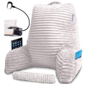White Reading Pillow